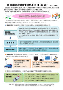 鶴岡市避難者支援だより 第281号