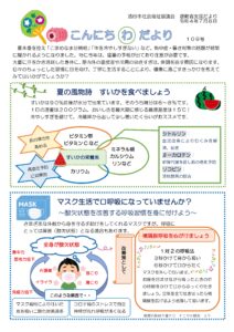 酒田市避難者支援だより こんにちわだより 第109号